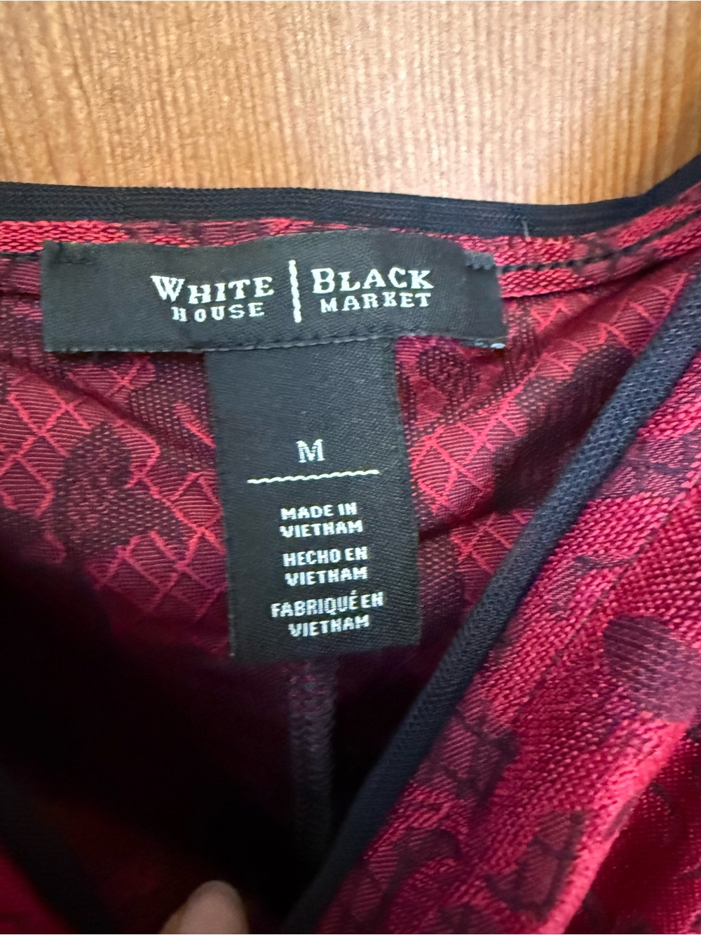 White House Black Market Corset Style Top Med - Picture 3 of 5